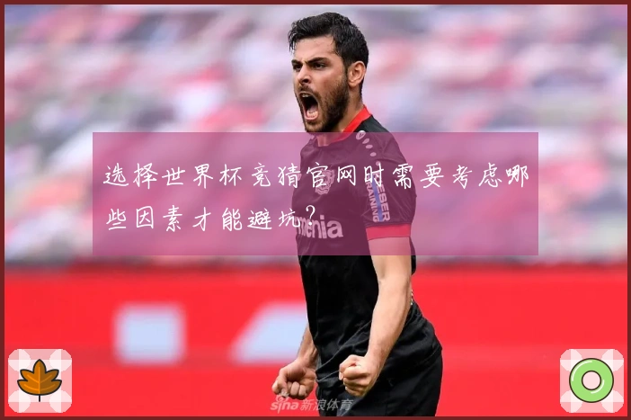 选择世界杯竞猜官网时需要考虑哪些因素才能避坑？